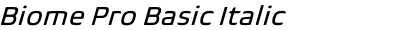Biome Pro Basic Italic